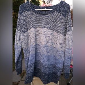 NAPA VALLEY blue striped sweater